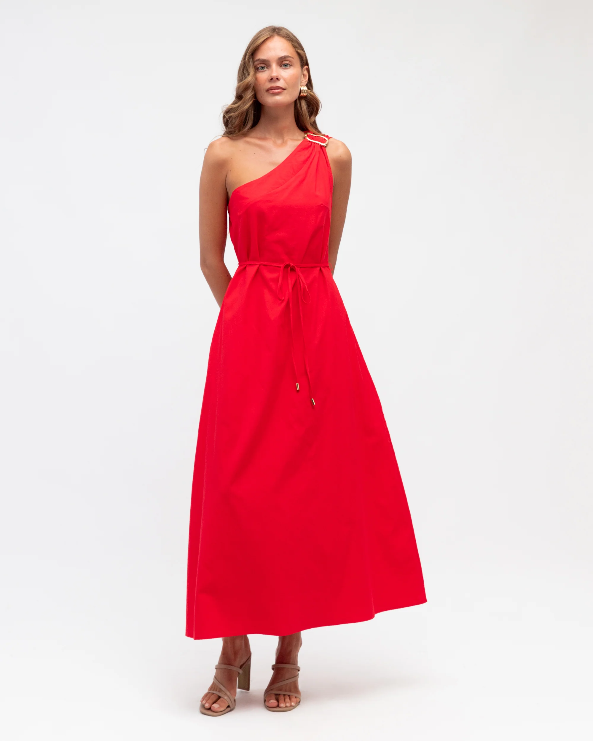 INDIANNA MAXI DRESS - Red