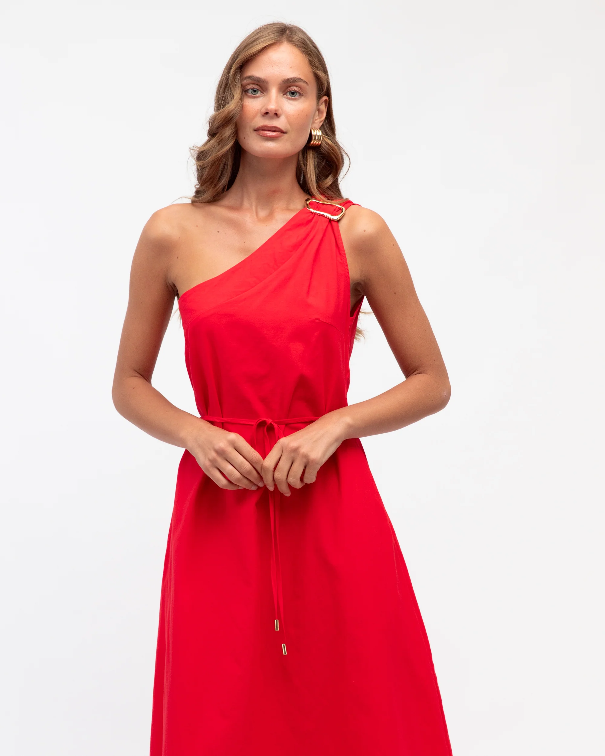 INDIANNA MAXI DRESS - Red - Image 2