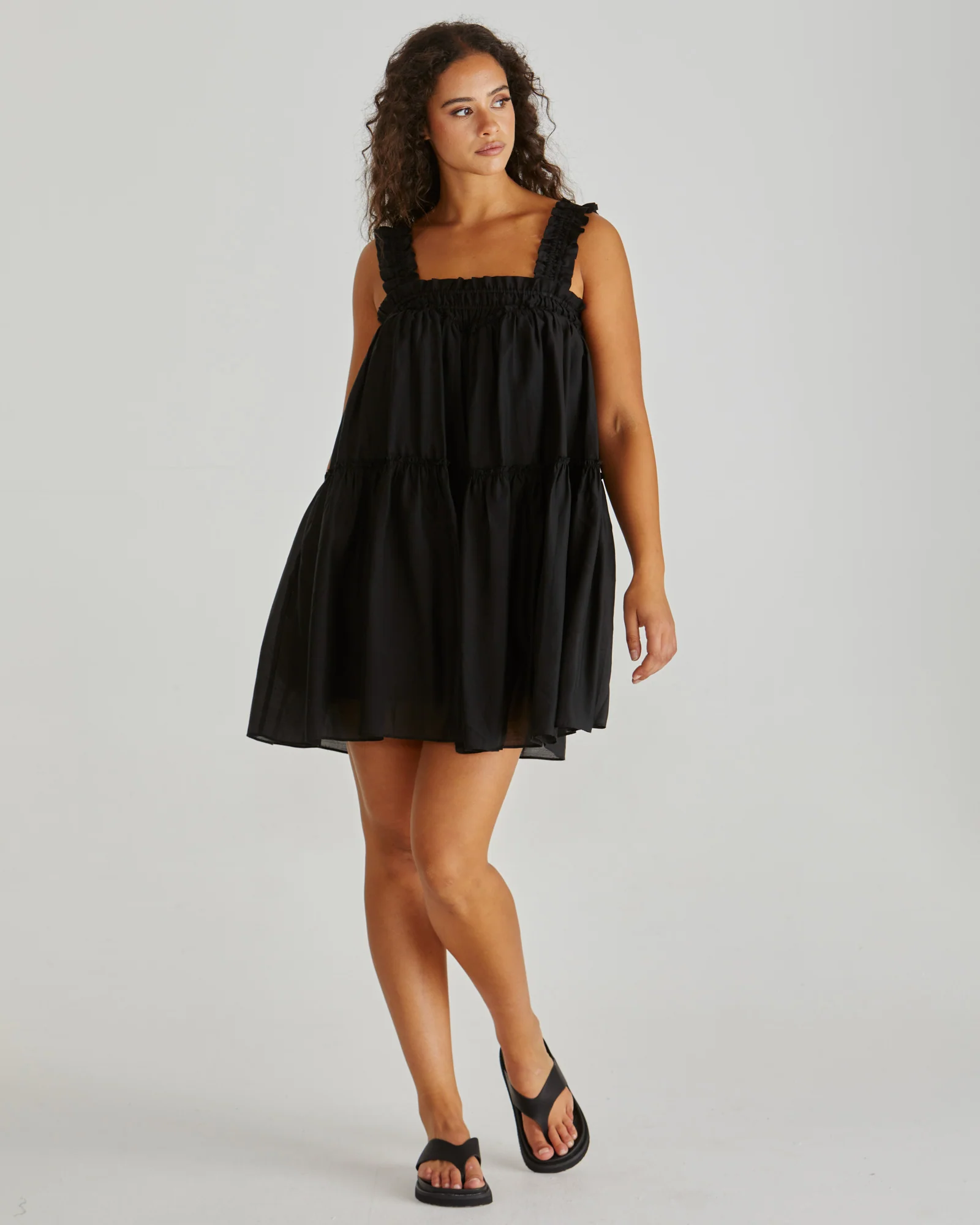 NELLIE DRESS - Black - Image 2