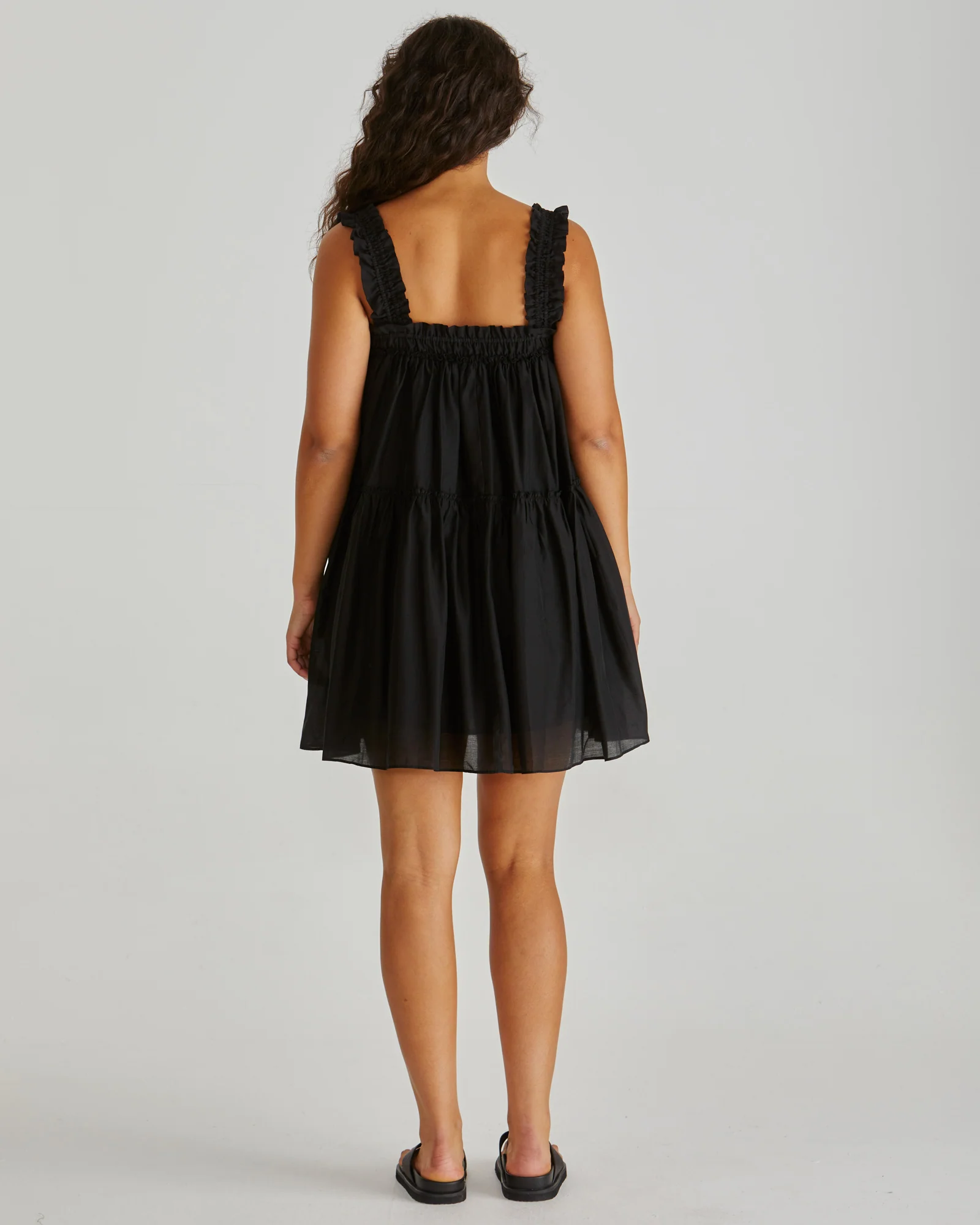 NELLIE DRESS - Black - Image 4