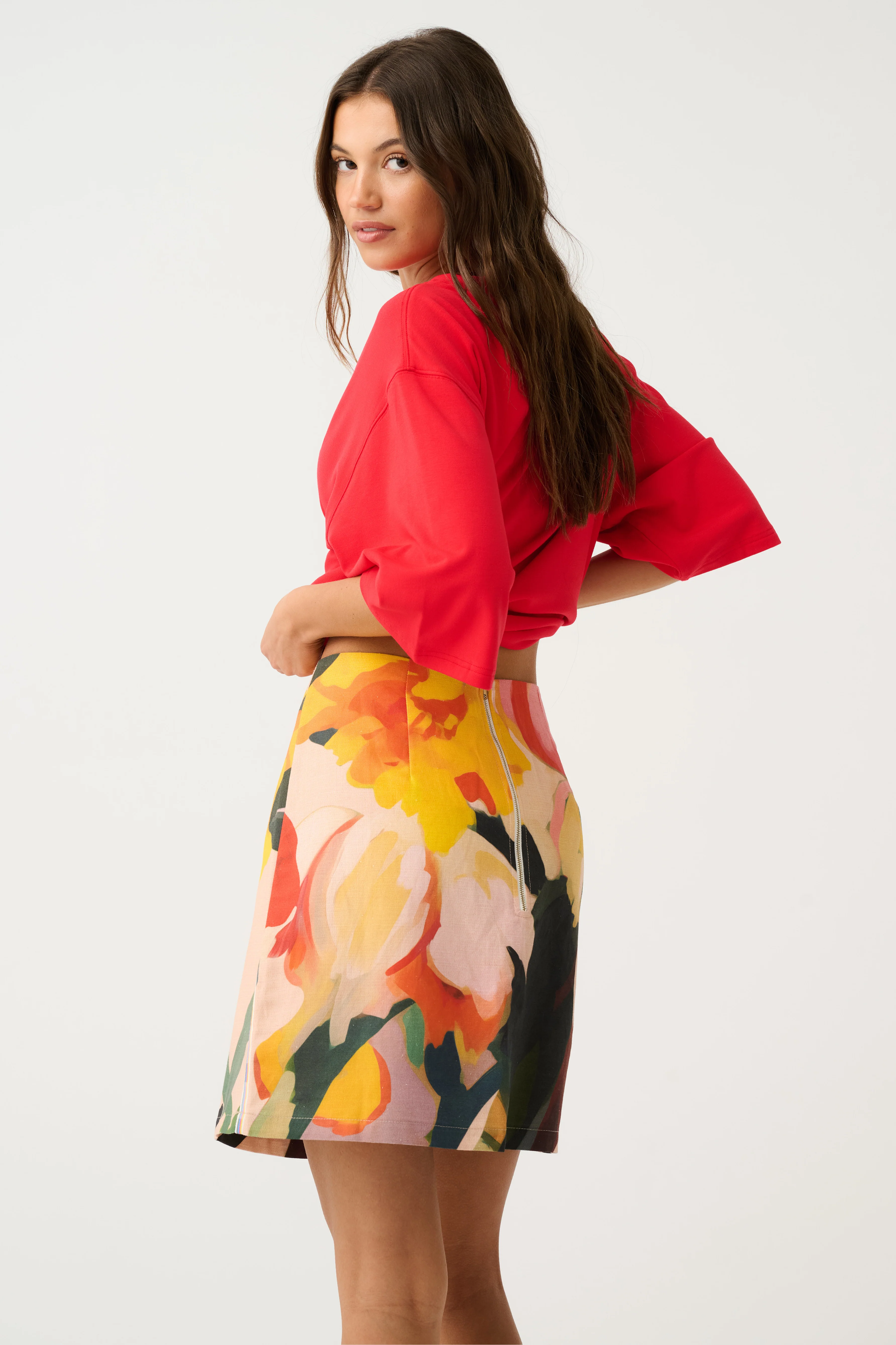 ZYLA MINI SKIRT - Tropical - Image 4